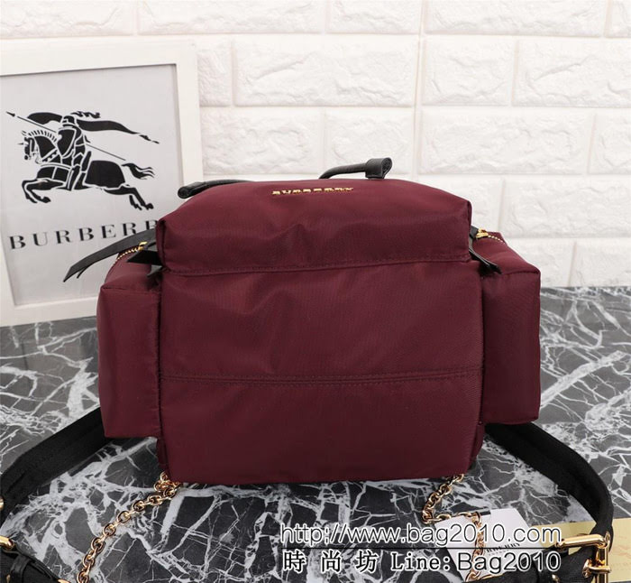 BURBERRY巴寶莉 中號 The Rucksack軍旅背包 3D立體徽標 多功能雙肩包  Bhq1314